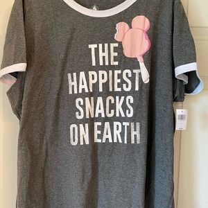 Happiest Snacks on Earth Disney shirt. NWT 3xl